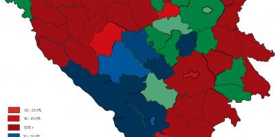 Bosnia agama peta