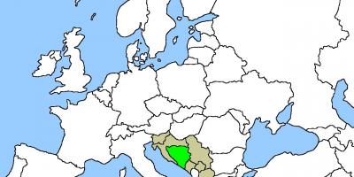 Peta lokasi di Bosnia 